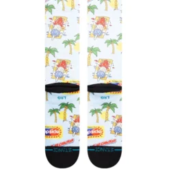 Stance Pops Crew Socks In Light Blue -STANCE Shop stance pops crew socks light blue a555c23pop lbl b2 u1hsaypf4ecv5peg