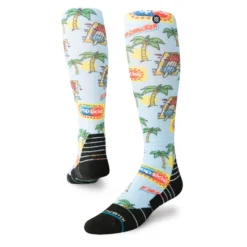 Stance Pops Popsicle Snow Socks In Light Blue