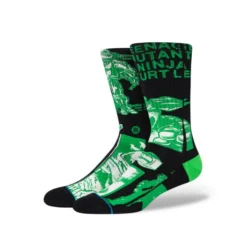 Stance TMNT Teenage Mutant Ninja Turtles Crew Socks In Black