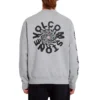 Volcom Catch 91 Crew Sweatshirt In Heather Grey