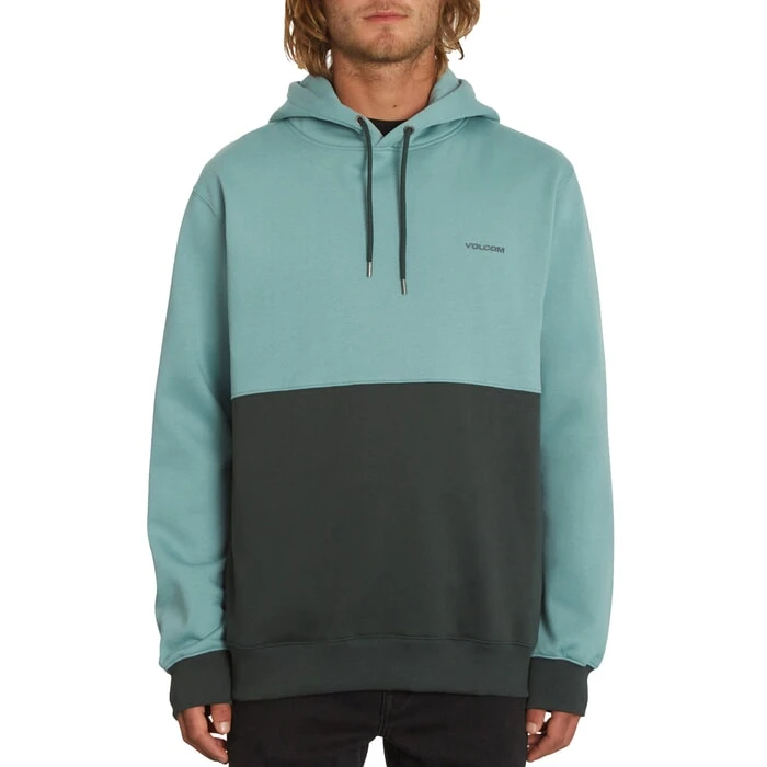 Volcom Divided Pullover Hoody In Fern 1 Volcom Divided Pullover Hoody In Fern