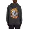 Volcom Flowscillator Animoscillator Pullover Hoody In Black