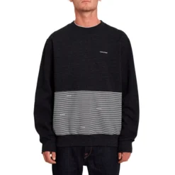 Volcom Forzee Crew Sweatshirt In Heather Grey