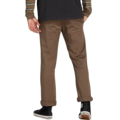 Volcom Frickin Modern Stretch Chino Trousers In Mushroom -STANCE Shop volcom frickin modern chino trousers mushroom a1131807 msh b2 wvq1a41ffax61c25