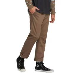 Volcom Frickin Modern Stretch Chino Trousers In Mushroom -STANCE Shop volcom frickin modern chino trousers mushroom a1131807 msh b3 ddajeq7ehtyzbzal