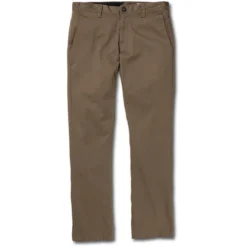 Volcom Frickin Modern Stretch Chino Trousers In Mushroom