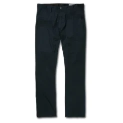 Volcom Frickin Modern Stretch Chino Trousers In Dark Navy