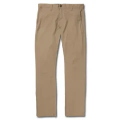 Volcom Frickin Modern Stretch Chino Trousers In Khaki