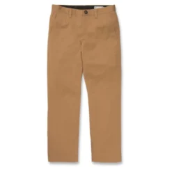 Volcom Frickin Modern Stretch Chino Trousers In Tobacco