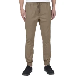 Volcom Frickin Slim Joggers In Desert Taupe -STANCE Shop volcom frickin slim jogger joggers desert taupe a1231600 dtp b1 xuttoj9z3p0z6hct