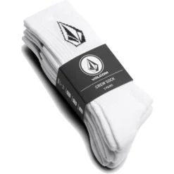 STANCE Shop -STANCE Shop volcom full stone 3pk crew socks white d6302004 wht b1 3fjehvdjqbaj9sr1