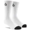 Volcom Full Stone 3Pk Crew Socks In White