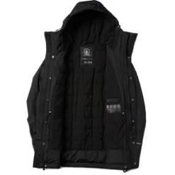 Volcom Hawstone 5K Parka Jacket In Black -STANCE Shop volcom hawstone 5k parka jacket black a1731903 blk b3 ucaubqhvf53yyjxe
