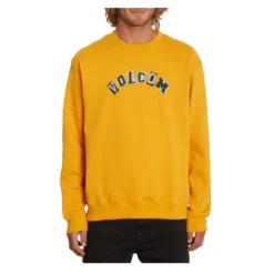 Volcom Hi School Crew Sweatshirt In Sunburst