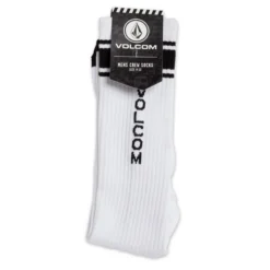 Volcom High Stripe Crew Socks In White -STANCE Shop volcom high stripe crew socks white d6312304 wht b2 h5clxcdssjxqppgr