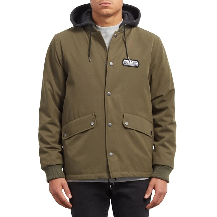 Volcom Hightstone Jacket In Military 3 Volcom Hightstone Jacket In Military - Image 3