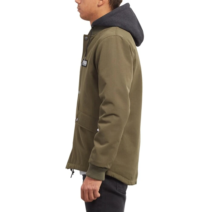 Volcom Hightstone Jacket In Military 4 Volcom Hightstone Jacket In Military - Image 4