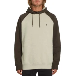 Volcom Homak Pullover Hoody In Whitecap Grey