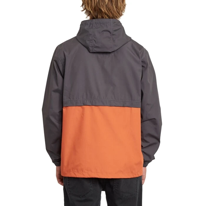 Volcom Howard Hooded Shell Jacket In Burnt Orange 2 Volcom Howard Hooded Shell Jacket In Burnt Orange - Image 2