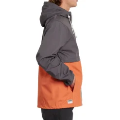 Volcom Howard Hooded Shell Jacket In Burnt Orange 8 Volcom Howard Hooded Shell Jacket In Burnt Orange -STANCE Shop volcom howard hooded jacket burnt orange a1511911 bor b2 lkuhfiwgdcjxlrup