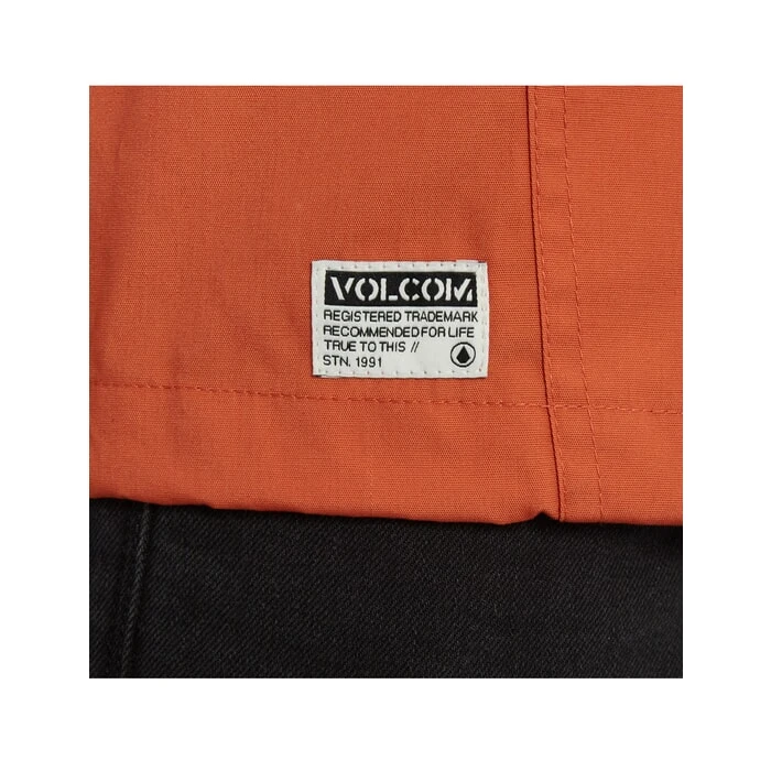 Volcom Howard Hooded Shell Jacket In Burnt Orange 6 Volcom Howard Hooded Shell Jacket In Burnt Orange - Image 6