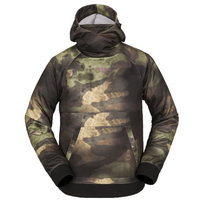 Volcom Hydro Riding Pullover Fleece In Camouflage 1 Volcom Hydro Riding Pullover Fleece In Camouflage