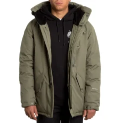 Volcom Interzone 5K Parka Jacket In Army Green Combo 14 Volcom Interzone 5K Parka Jacket In Army Green Combo -STANCE Shop volcom interzone 5k parka jacket army green combo a1731912 arc b2 mklg4xqwtlxiejxd