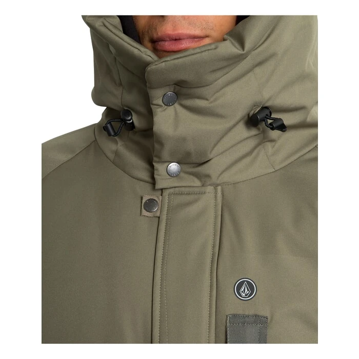 Volcom Interzone 5K Parka Jacket In Army Green Combo 8 Volcom Interzone 5K Parka Jacket In Army Green Combo - Image 8