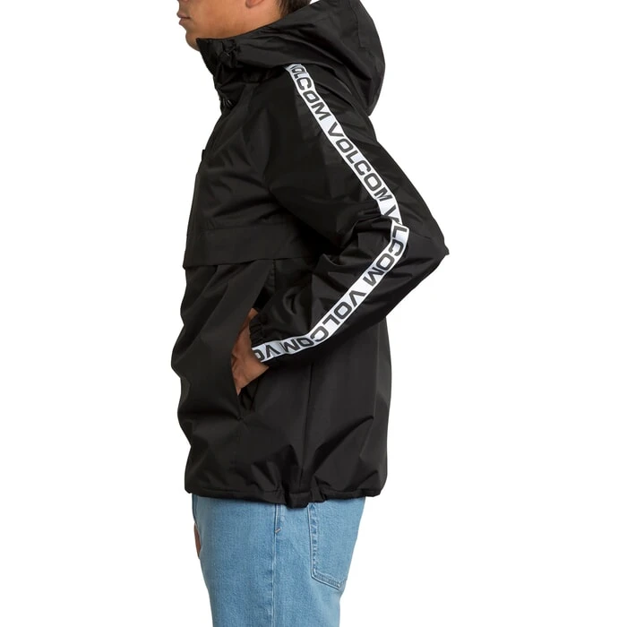 Volcom Kane Shell Jacket In Black 4 Volcom Kane Shell Jacket In Black - Image 4