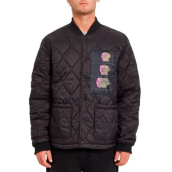 Volcom Lookster Jacket In Black Combo -STANCE Shop volcom lookster jacket black combo a1632007 blc b2 ns2lvghjrpnghsop