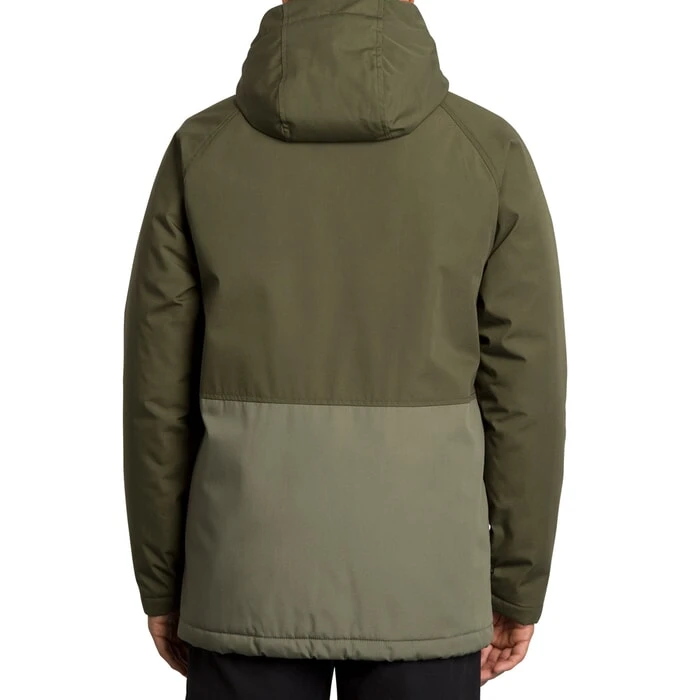 Volcom Renton Winter 5K Parka Jacket In Army Green Combo 2 Volcom Renton Winter 5K Parka Jacket In Army Green Combo - Image 2