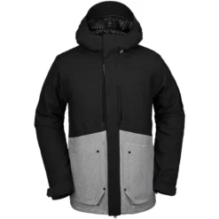Volcom Scortch Snow Jacket In Heather Grey