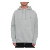 Volcom Single Stone Pullover Hoody In Heather Grey