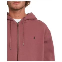 Volcom Single Stone Zipped Hoody In Rose Brown -STANCE Shop volcom single stone zipped hoody rose brown a4812201 rsb b3 6gglr4bu8ojrsvdm