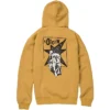 Volcom Strikehood Pullover Hoody In Honey Gold