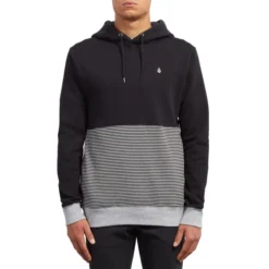 Volcom Threezy Pullover Hoody In Black